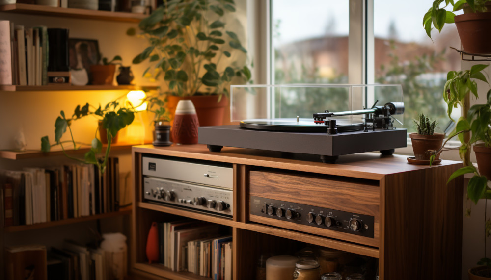Autre - Comment choisir un meuble adapté pour le rangement d'une platine vinyle ?