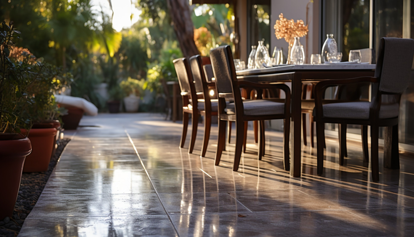 Agencement - Comment intégrer le béton ciré dans l'aménagement de votre jardin pour un style moderne et durable