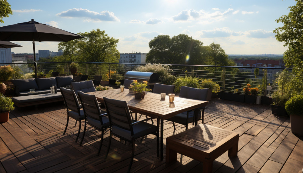 Les raisons pour aménager sa terrasse sur une toiture plate
